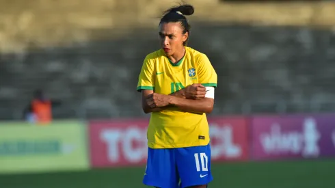 Foto: (Josemar Gonçalves/AGIF) – Marta está de volta à Seleção Brasileira Feminina
