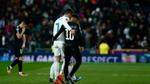 Gonzalo Arroyo Moreno/Getty Images- Neymar e Cristiano Ronaldo
