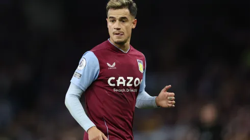 Richard Heathcote/Getty Images- Philippe Coutinho, meio-campista do Aston Villa
