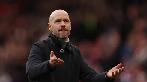 Richard Heathcote/Getty Images- Erik Ten Hag, técnico do Manchester United
