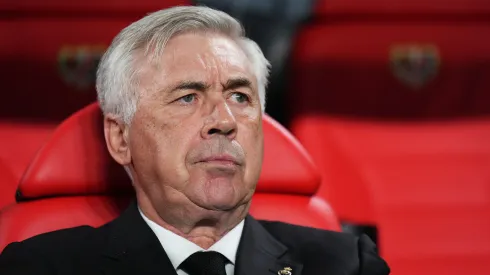 Angel Martinez/Getty Images- Carlo Ancelotti, técnico do Real Madrid
