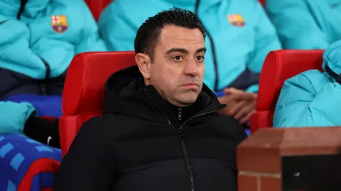 Catherine Ivill/Getty Images- Xavi Hernández, técnico do Barcelona
