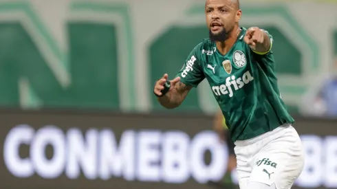 Marcello Zambrana/AGIF- Felipe Melo durante sua passagem pelo Palmeiras em 2021