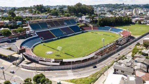 Divulgalção/ Caxias- Estádio Francisco Stédile, mais conhecido como Centenário