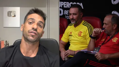 Foto Esq.: Reprodução YouTube e Foto Dir.: Ettore Chiereguini/AGIF - Venê Casagrande e Vítor Pereira