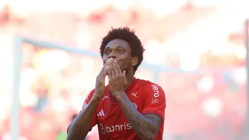 Foto Ricardo Duarte/Internacional – Luiz Adriano deve seguir como titular diante do Caxias
