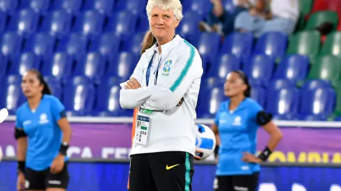 Gabriel Aponte/Getty Images- Pia Sundhage, técnica da Seleção Feminina
