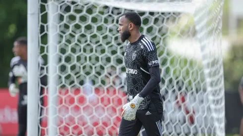 Foto: Bruno Sousa / Atlético – Éverson comenta gol sofrido na final do Campeonato Mineiro.
