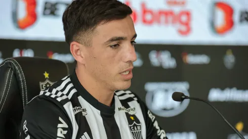 Foto: Pedro Souza / Atlético - Saravia manda recado para torcida do Galo.