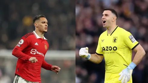 Richard Heathcote/Catherine Ivill/Getty Images- Antony (Manchester United) e Emiliano Martinez (Aston Villa)
