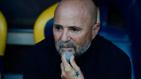 RJ - RIO DE JANEIRO - 30/04/2023 - BRASILEIRO A 2023, FLAMENGO X BOTAFOGO - Jorge Sampaoli tecnico do Flamengo durante partida contra o Botafogo no estadio Maracana pelo campeonato BRASILEIRO A 2023. Foto: Thiago Ribeiro/AGIF