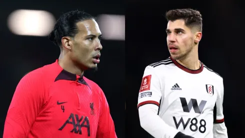Naomi Baker/Clive Rose/Getty Images- Van Dijk (Liverpool) e Solomon (Fulham)