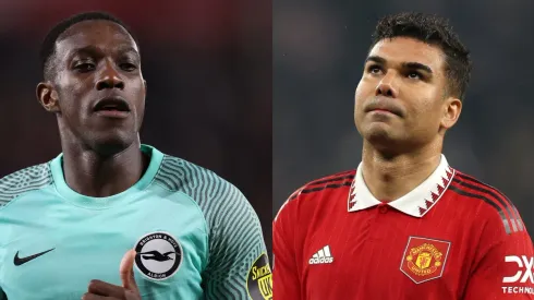 Ryan Pierse/Richard Heathcote/ Getty Images- Welbeck (Brighton) e Casemiro (Manchester United)