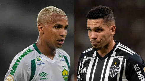 Thiago Ribeiro/Alessandra Torres/AGIF- Deyverson (Cuiabá) e Paulinho (Atlético-MG)