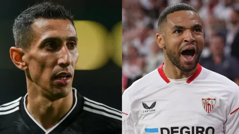 Octavio Passos/Gonzalo Arroyo Moreno/Getty Images- Di Maria (Juventus) e Youssef En-Nesyri (Sevilla).