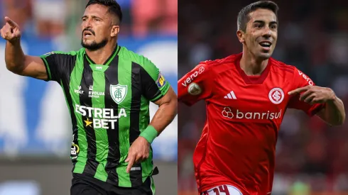 Maxi Franzoi/Gilson Junio/AGIF- Carlos De Pena (Inter) e Aloisio (América-MG).
