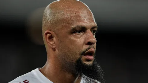 RJ – RIO DE JANEIRO – 20/05/2023 – BRASILEIRO A 2023, BOTAFOGO X FLUMINENSE – Felipe Melo jogador do Fluminense durante partida contra o Botafogo no estadio Engenhao pelo campeonato BRASILEIRO A 2023. Foto: Thiago Ribeiro/AGIF
