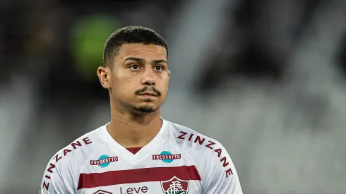 RJ – RIO DE JANEIRO – 20/05/2023 – BRASILEIRO A 2023, BOTAFOGO X FLUMINENSE – Andre jogador do Fluminense durante partida contra o Botafogo no estadio Engenhao pelo campeonato BRASILEIRO A 2023. Foto: Thiago Ribeiro/AGIF
