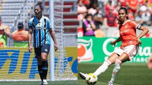 Morgana Schuh/Grêmio FBPA/Maxi Franzoi/AGIF- Tuani (Grêmio) e Bruna Benites (Inter).
