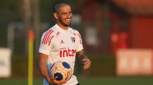 Foto: Rubens Chiri / saopaulofc.net – Dorival fala sobre Pato no São Paulo.
