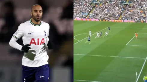 Foto Esq.: Alex Pantling/Getty Images e Foto Dir.: Reprodução - Lucas Moura