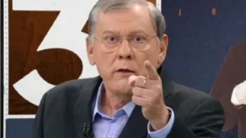 Foto: (Reprodução/TV Bandeirantes) - Milton Neves levou a torcida do Atlético à loucura ao 'cutucar' o Flamengo