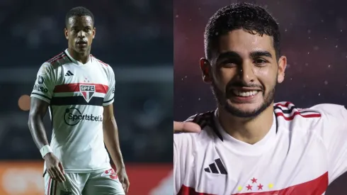 Foto Caio Paulista: Marcello Zambrana/AGIF/ Foto Michel Araújo : Ettore Chiereguini/AGIF – Diniz comenta sobre ex-jogadores do Fluminense
