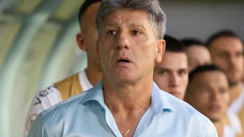 MT – CUIABA – 30/04/2023 – BRASILEIRO A 2023, CUIABA X GREMIO – Renato Portaluppi tecnico do Gremio durante partida contra o Cuiaba no estadio Arena Pantanal pelo campeonato BRASILEIRO A 2023. Foto: Gil Gomes/AGIF
