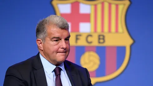 David Ramos/ Getty Images- Joan Laporta, presidente do Barcelona