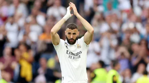 Florencia Tan Jun/Getty Images- Karim Benzema em seu último jogo pelo Real Madrid
