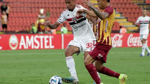 Vizzor Imagem/AGIF- Tolima e São Paulo no primeiro duelo ds Sul-Americana 2023