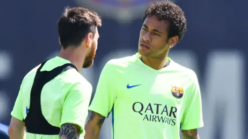 Foto: David Ramos/Getty Images – Messi e Neymar
