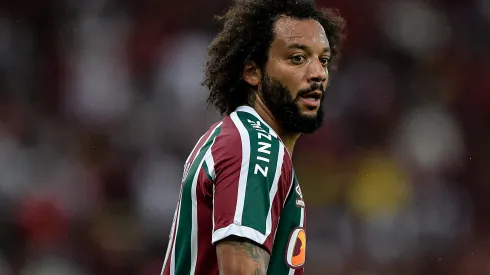 RJ – RIO DE JANEIRO – 09/04/2023 – CARIOCA 2023, FLUMINENSE X FLAMENGO – Marcelo jogador do Fluminense durante partida contra o Flamengo no estadio Maracana pelo campeonato Carioca 2023. Foto: Thiago Ribeiro/AGIF
