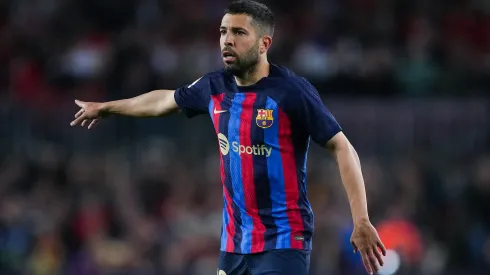 Alex Caparros/Getty Images- Jordi Alba em sua passagem pelo Barcelona
