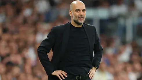 Julian Finney/Getty Images- Guardiola, técnico do Manchester City
