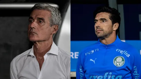 Foto Luís Castro: Thiago Ribeiro/AGIF - Foto Abel Ferreira: Abner Dourado/AGIF - Jornalista compara Castro e Abel