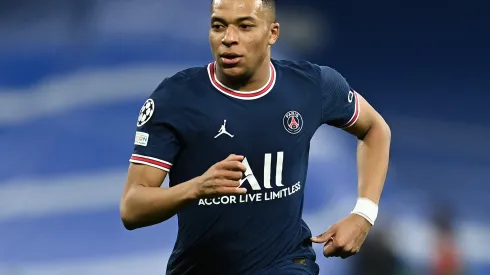 David Ramos/Getty Images- Mbappé, atacante do PSG
