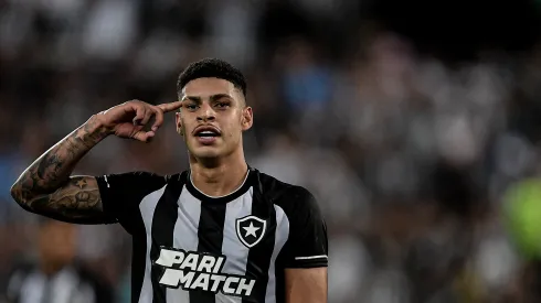 Thiago Ribeiro/AGIF- Luís Henrique, atacante do Botafogo
