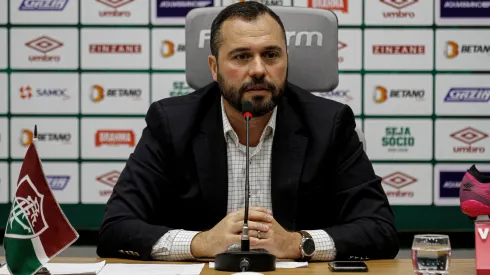 FOTO: LUCAS MERÇON/FLUMINENSE F.C - Bittencourt comenta acerto de Diniz com a Seleção Brasileira.