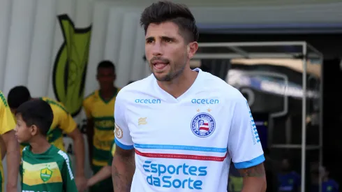 Foto: Felipe Oliveira/EC Bahia - Lucas Mugni fala sobre ter ficado de fora da lista de cobradores do Bahia.