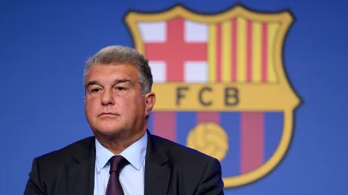 David Ramos/ Getty Images- Joan Laporta, presidente do Barcelona