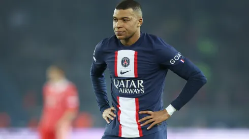 Alex Grimm/Getty Images- Kylian Mbappé, atacante do PSG
