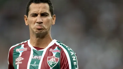 RJ – RIO DE JANEIRO – 09/04/2023 – CARIOCA 2023, FLUMINENSE X FLAMENGO – Paulo Henrique Ganso jogador do Fluminense durante partida contra o Flamengo no estadio Maracana pelo campeonato Carioca 2023. Foto: Jorge Rodrigues/AGIF
