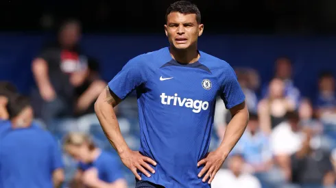 Warren Little/Getty Images- Thiago Silva, zagueiro do Chelsea