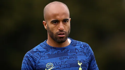 Lewis Storey/Getty Images- Lucas Moura em sua passagem pelo Tottenham