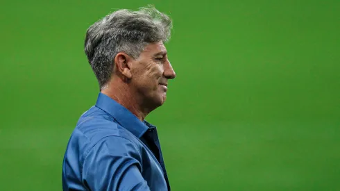 RS - Porto Alegre - 28/03/2021 - GAUCHO 2021, GREMIO X PELOTAS - Renato Portaluppi tecnico do Gremio durante partida contra o Pelotas no estadio Arena do Gremio pelo campeonato Gaucho 2021. Foto: Fernando Alves/AGIF