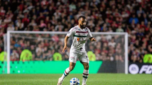 FOTO DE MARCELO GONÇALVES / FLUMINENSE FC – Samuel Xavier comenta empate do Fluminense na Liberta.
