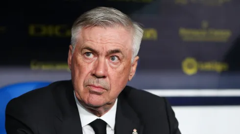 Fran Santiago/Getty Images- Carlo Ancelotti, técnico do Real Madrid