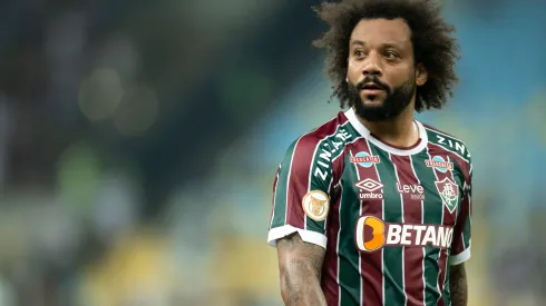 RJ - RIO DE JANEIRO - 05/08/2023 - BRASILEIRO A 2023, FLUMINENSE X PALMEIRAS - Marcelo jogador do Fluminense durante partida contra o Palmeiras no estadio Maracana pelo campeonato Brasileiro A 2023. Foto: Jorge Rodrigues/AGIF