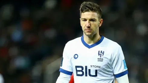 TANGER MED, MOROCCO – FEBRUARY 07: Luciano Vietto (Al Hilal) looks on during the FIFA Club World Cup Morocco 2022 Semi Final match between Flamengo and Al Hilal SFC at Stade Ibn-Batouta on February 7, 2023 in Tanger Med, Morocco. (Photo by Mohammad Karamali/DeFodi Images via Getty Images)
